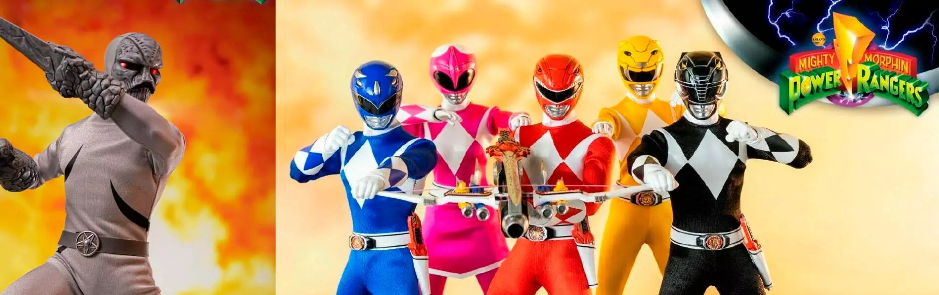 Nuevas figuras de los Power Rangers de Three Zero